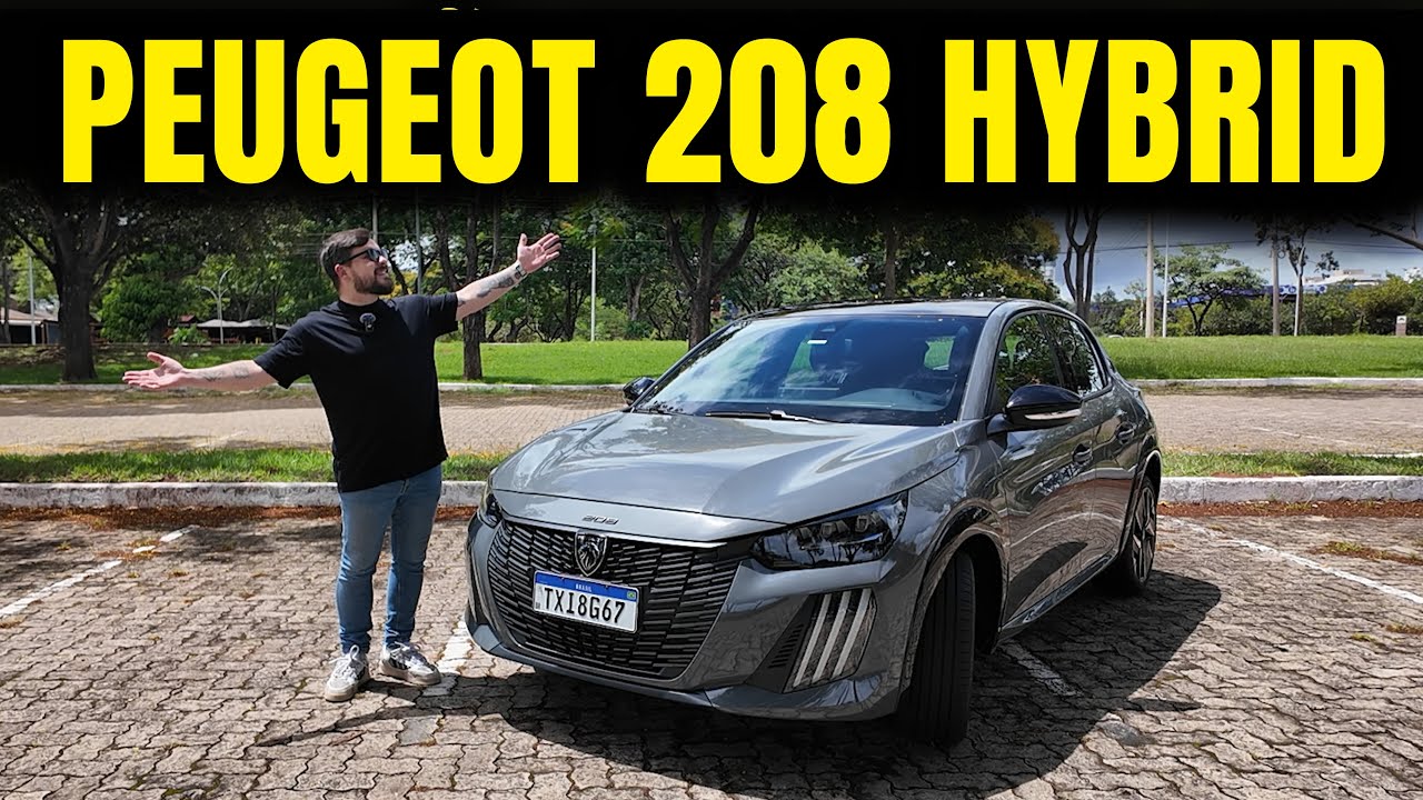 PEUGEOT 208 HYBRID 2026: o melhor HATCHBACK do BRASIL?