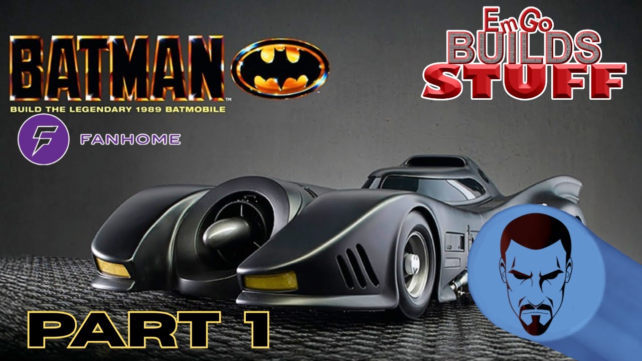 Комплект Fanhome Batman 1989 Batmobile (часть 1): EmGo Builds Stuff