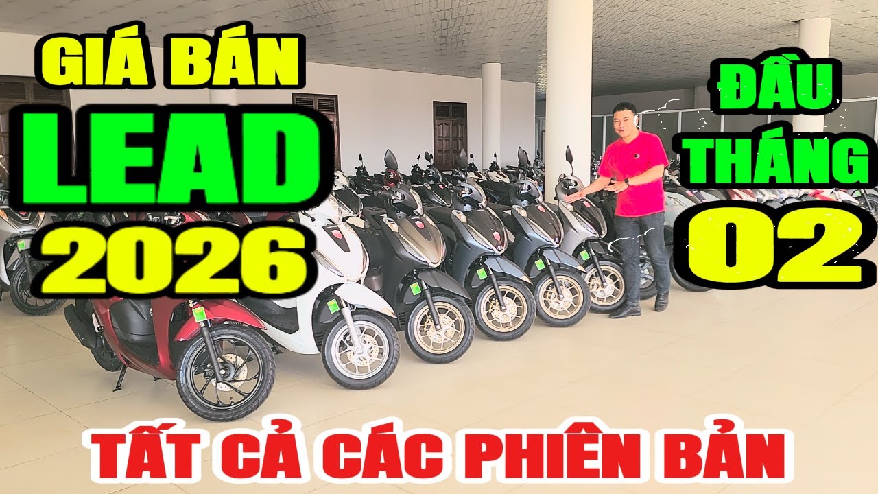 Giá xe Honda mới nhất - Báo giá LEAD 2026 mới nhất hôm nay, giá bán LEAD 2026 các phiên bản tháng 2
