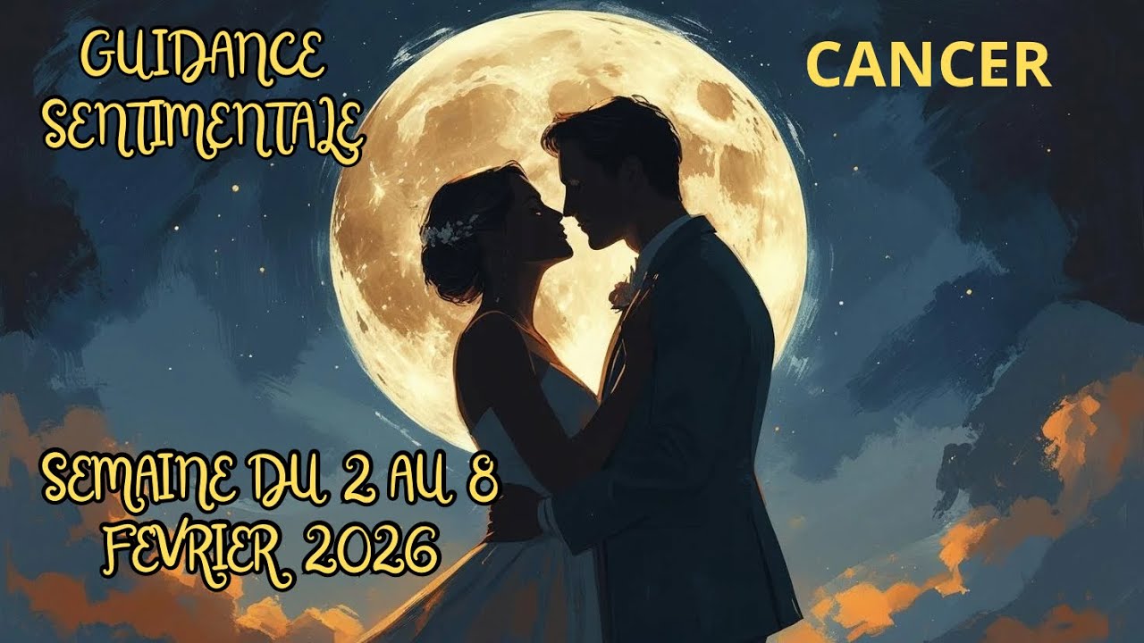 CANCER ♋️ GUIDANCE SENTIMENTALE DU 2 AU 8 FEVRIER 2026 ❤️ #guidancesentimentale #tiragesemaine