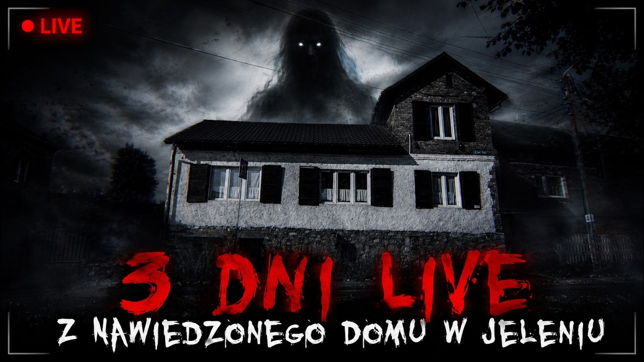 3 DNI 🔴 [ NA ŻYWO ] Z NAWIEDZONEGO DOMU W JELENIU 😱