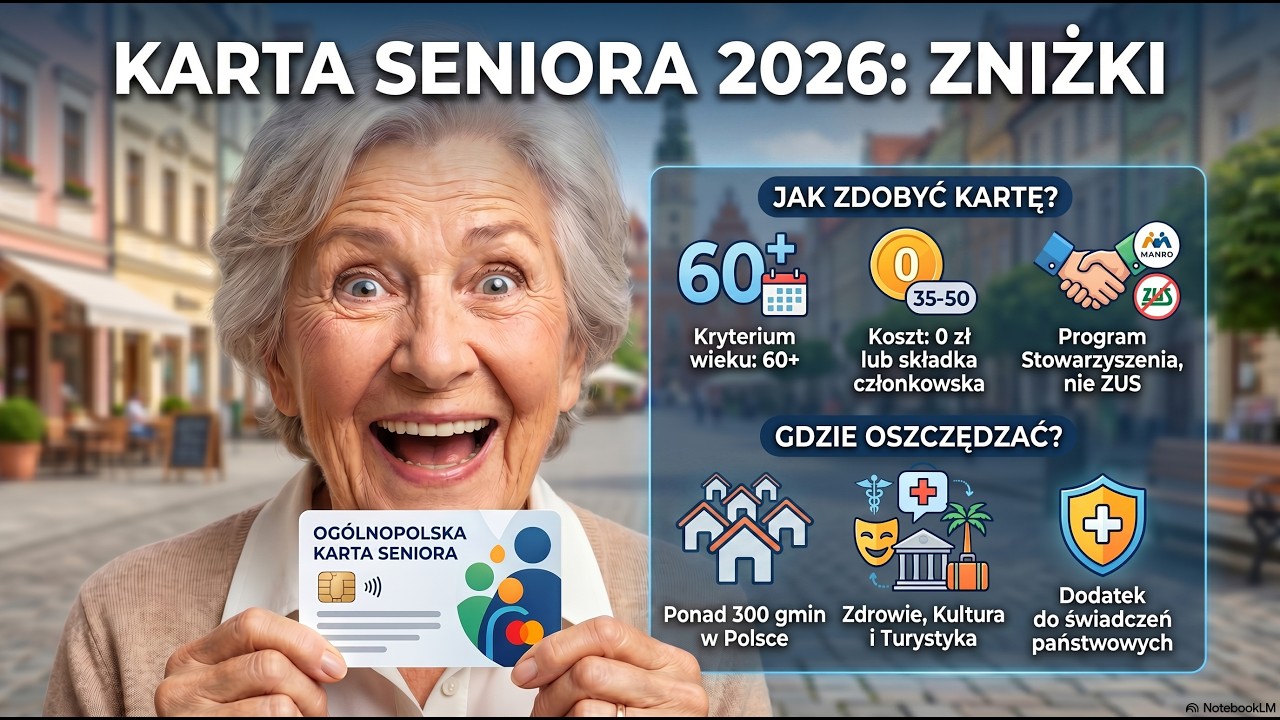 ZUS ci tego nie da! Karta Seniora 2026: Ukryte opłaty?