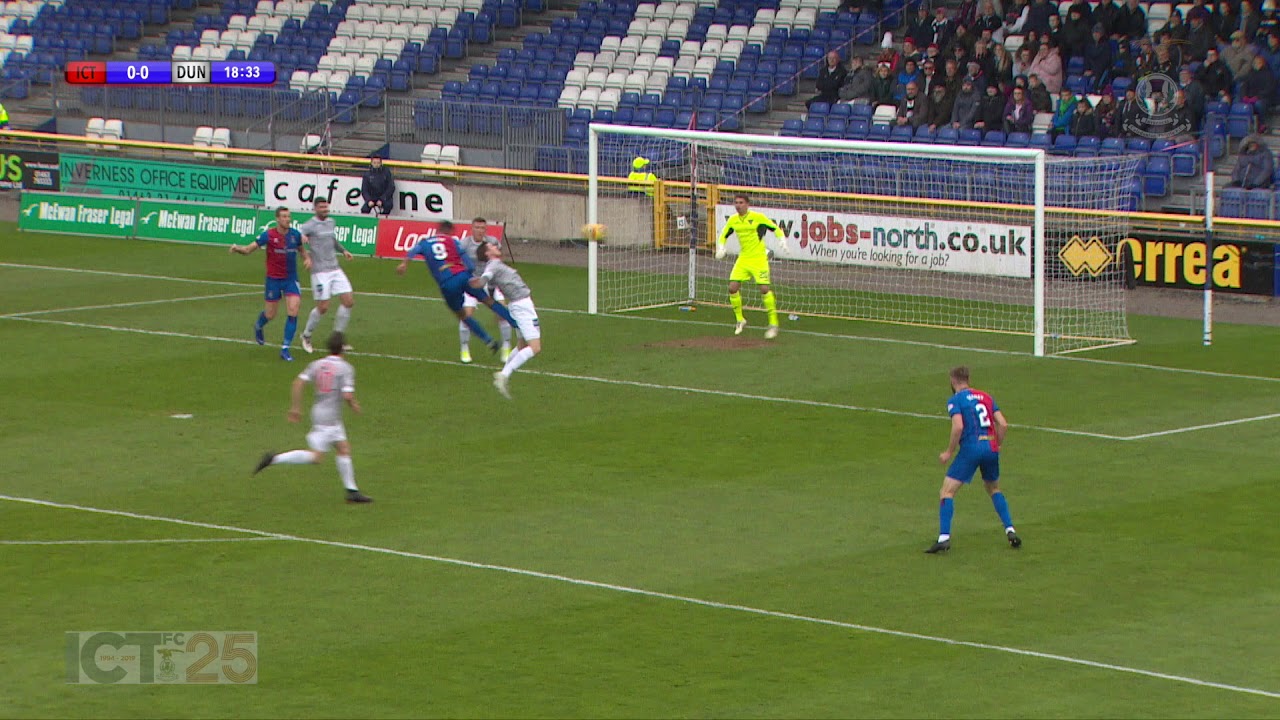 CaleyJagsTV : ICTFC 1 v 0 Dunfermline : Ladbrokes Championship : 04/05/2019