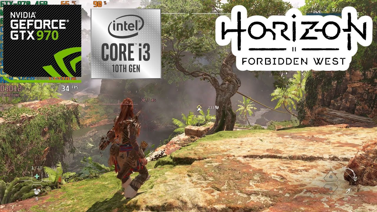 GTX 970 4GB - Horizon Forbidden West, With FSR 2, Benchmark - 2024