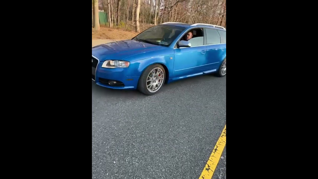 B7 Audi S4 catless downpipes acceleration