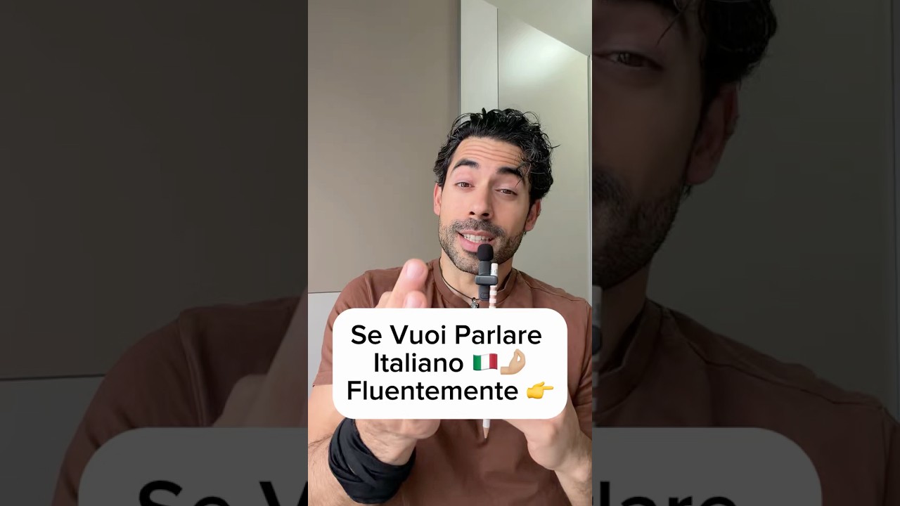 If You Want To Speak Italian Fluently 🇮🇹 #italian #italiaonline #learnitalian #italiano
