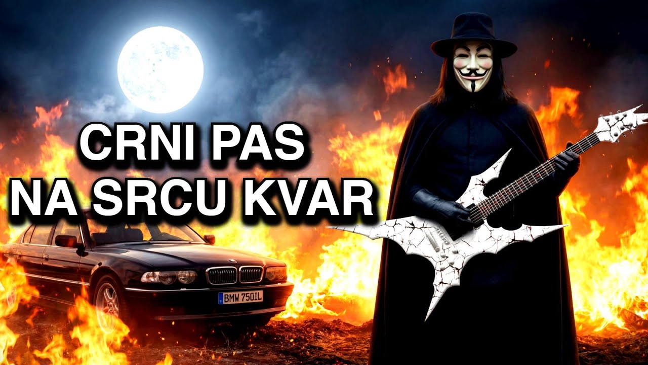 CRNI PAS - NA SRCU KVAR - METAL | ALEN MUKOVIĆ | COVER | AI | 2025