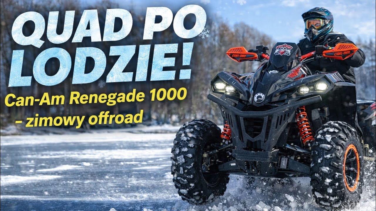 Can-Am Renegade 1000R xxc na LODZIE! 🔥 Pełny gaz, zero przyczepności