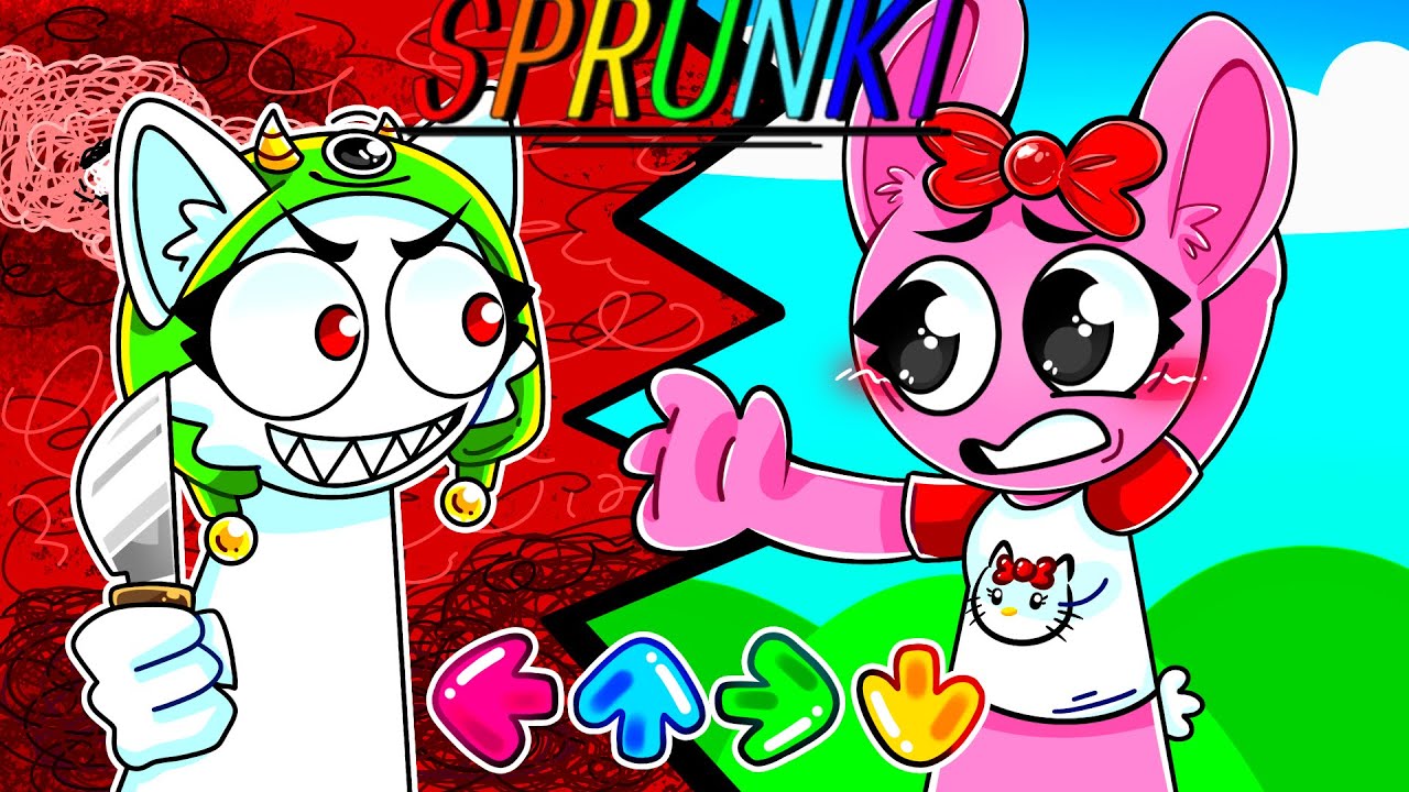 PINKI vs SPRUNKIS en FRIDAY NIGHT FUNKIN 😱 Sprunki FNF Mod 🕺💃