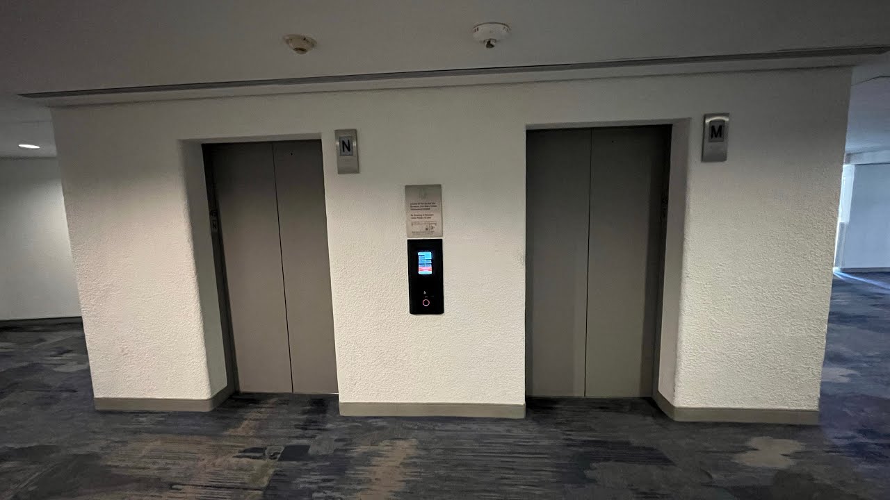 Fast Schindler PORT Elevators At The NY Marriott Marquis Hotel In TS Midtown New York: (08/20/2024)