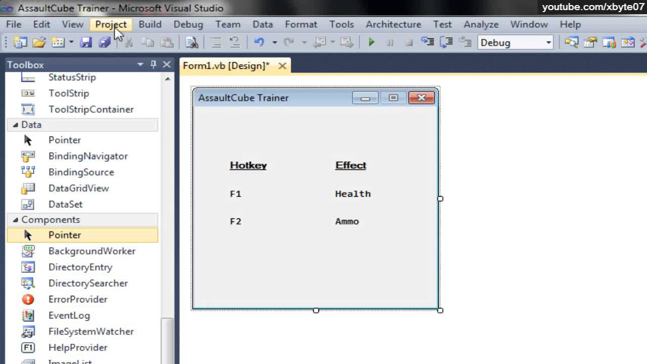 How to make Game Trainer For Any Game in Visual Basic