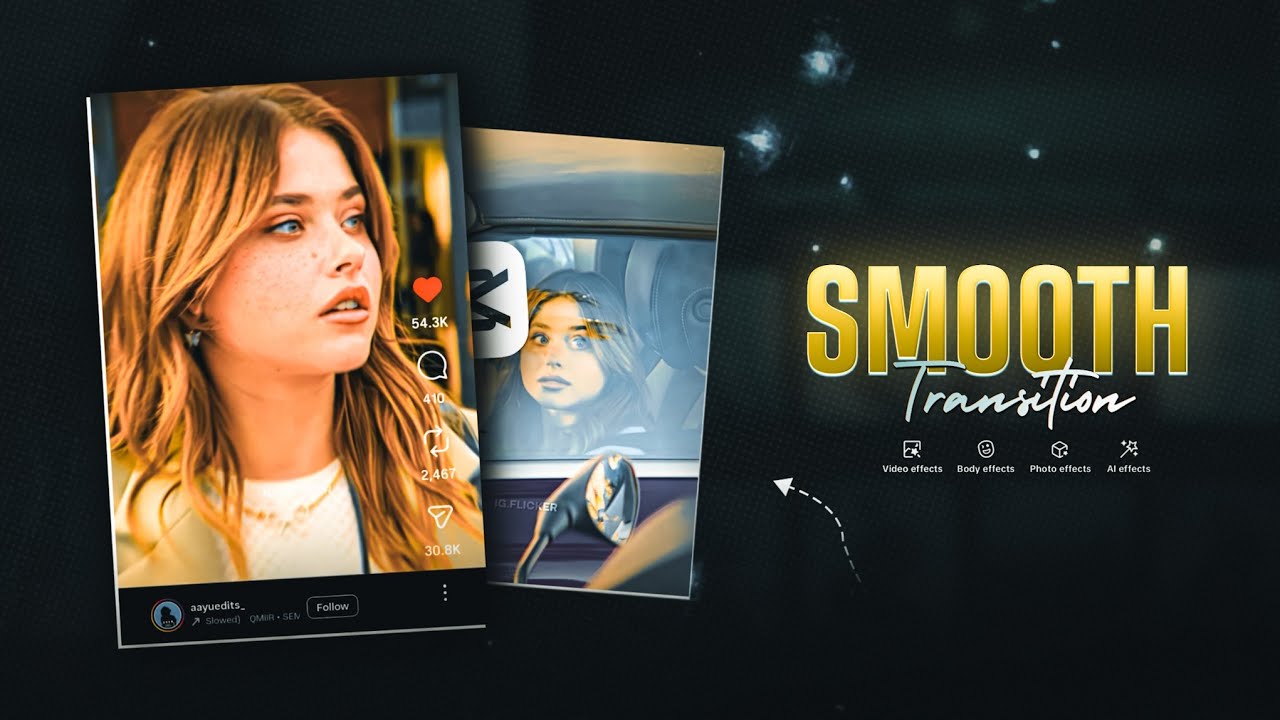 SMOOTH TRANSITION - Video Editing | How To Edit Smooth Transition Reels Video 🔥