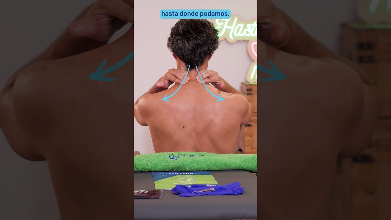 Auto MASAJE de CUELLO 👉 Elimina CONTRACTURAS y NUDOS MUSCULARES 🤩 sin ayuda