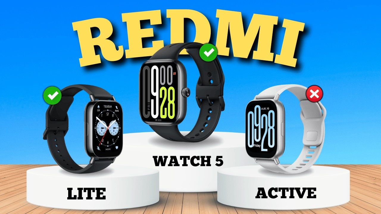 Qué REDMI WATCH comprar? ACTIVE, LITE o WATCH 5 (elige bien y ahorra)