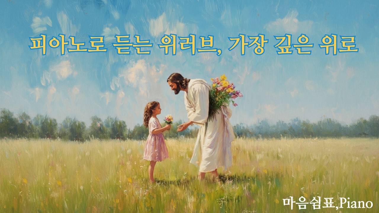 지친 당신을 안아주시는 주님의 위로 | 잠들기 전 듣는 위러브(WELOVE) 피아노 묵상 (광고없음)