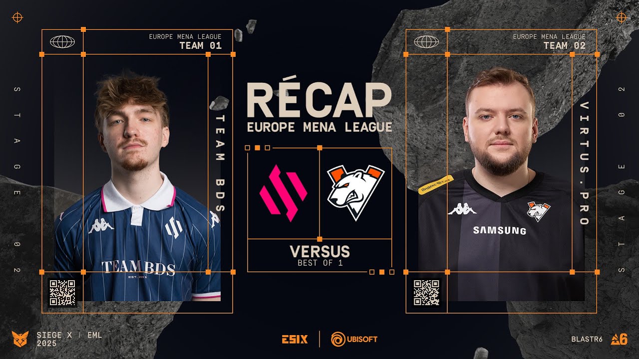 Récap' EML 2025 / Stage 2 -  Team BDS vs Virtus Pro - DAY #2