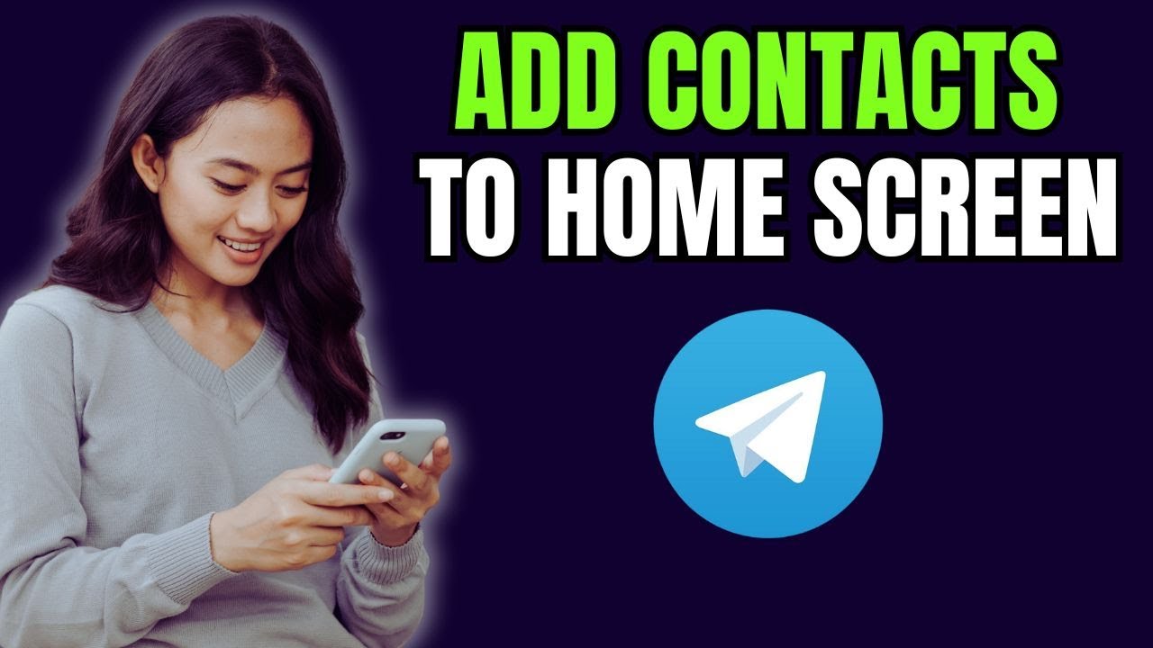 How to Add Telegram Contacts to Your Home Screen FAST!