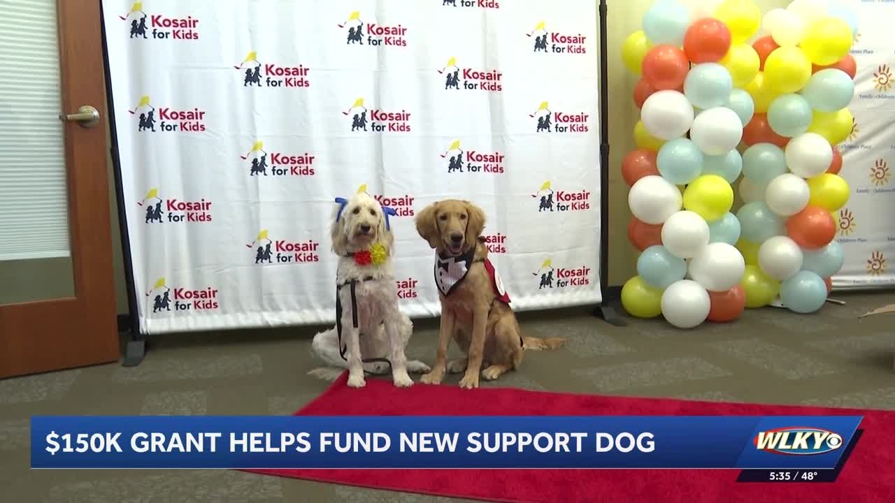 $150K grant from Kosair for Kids helps organization fund support dog