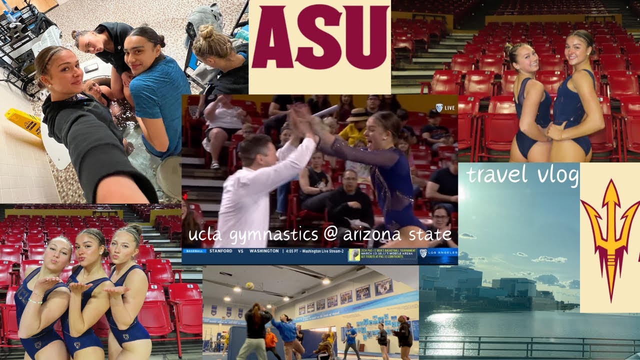 UCLA @arizonastateuniversity gymnastics competition│shot in iPhone:), floor routine debut!