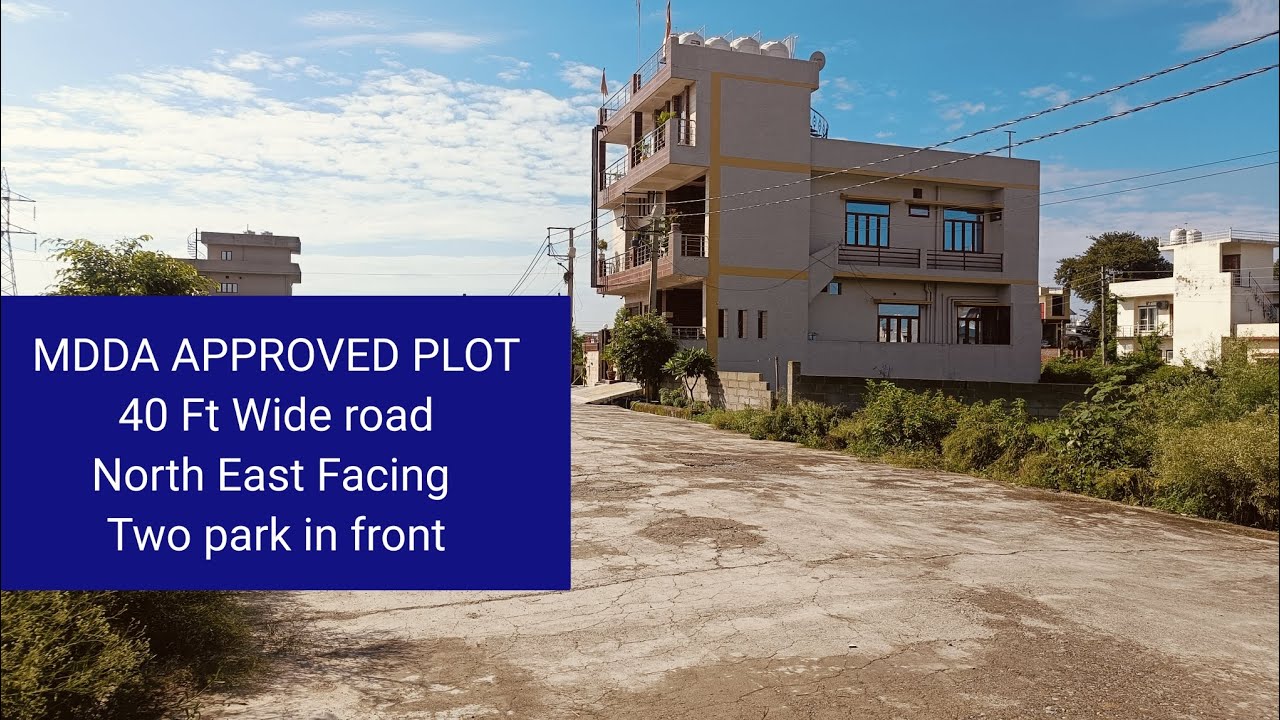 MDDA APPROVED PLOT at 40 ft wide road