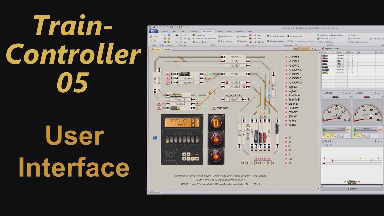 Traincontroller 10 Gold 05 User Interface