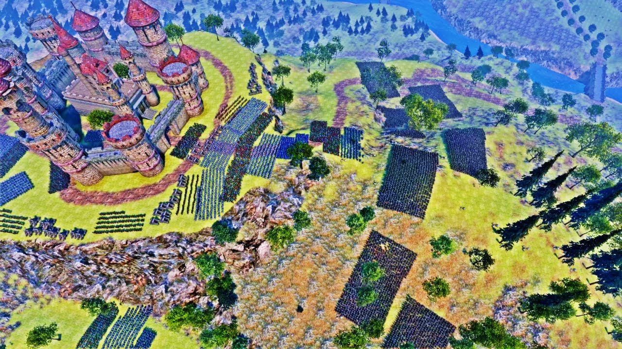 Vikings Lay Siege To Castle Of Medieval ARMY - Ultimate Epic Battle Simulator UEBS 4K