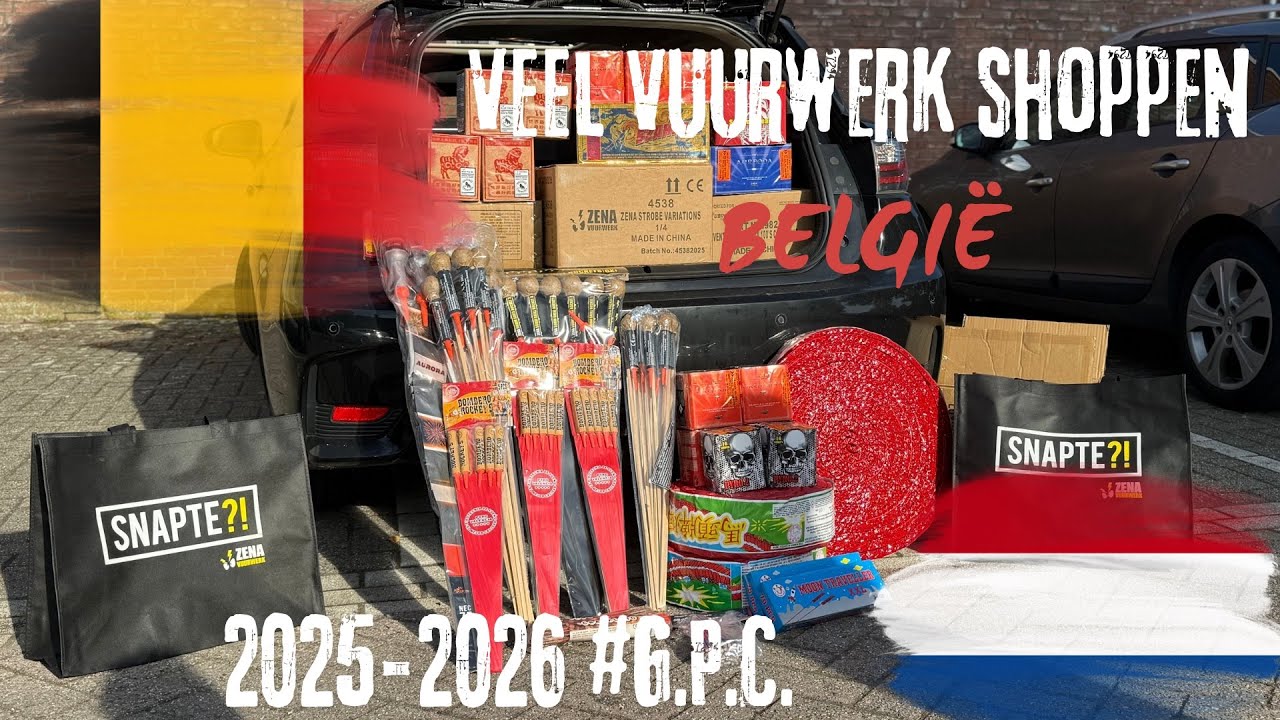 VEEL VUURWERK SHOPPEN IN 🇧🇪(25-26) SAMEN MET NLPYROCREW