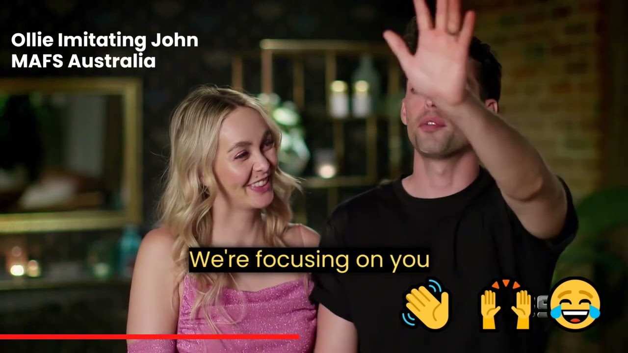 MAFS Ollie Imitating John (Married At First Sight) #marriedatfirstsight