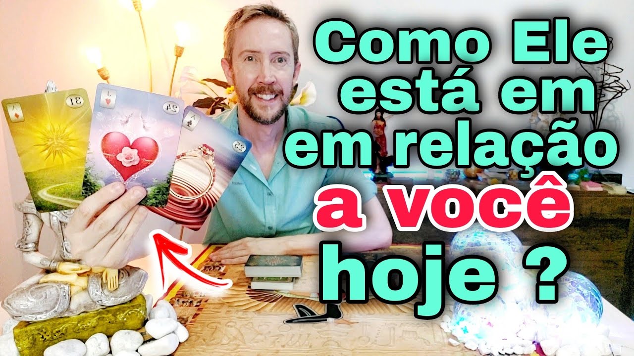 Como Ele está em relação a mim hoje tarot ? #tarot - O Que ele sente por mim hoje tarot ?Ele hoje