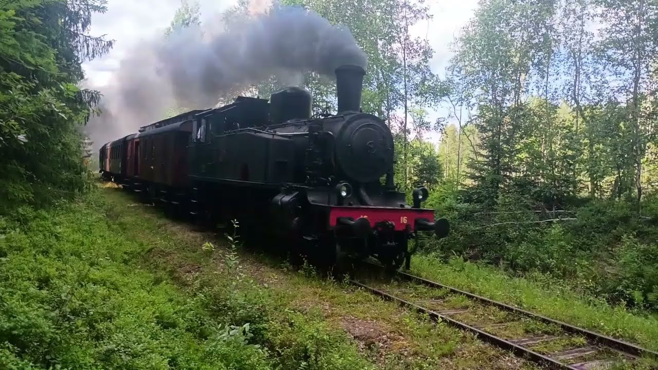 Ångtåget 4 juli 2025 Nora Bergslags VeteranJernväg