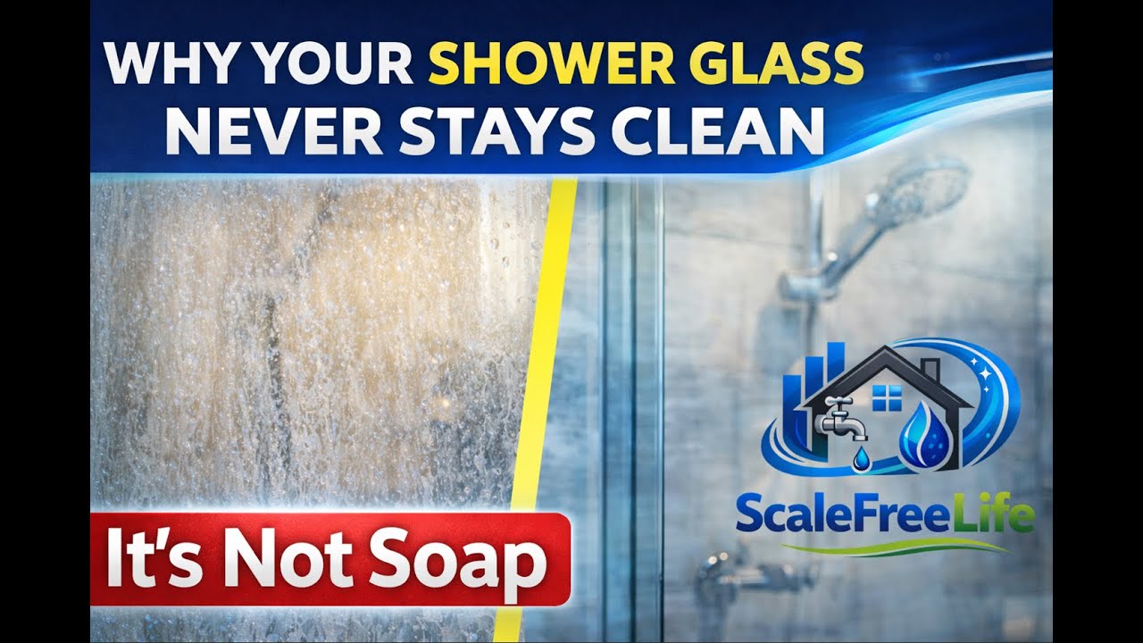Why Your Shower Glass Never Stays Clean (It’s Not Soap)