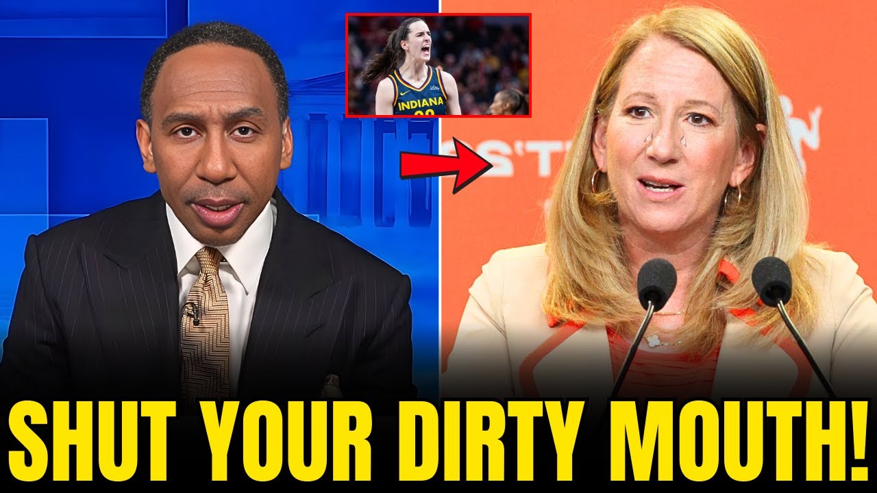 Stephen A Smith PUTS WNBA COMMISSIONER In Her Place After She WARNS To SUSPEND Caitlin Clark!