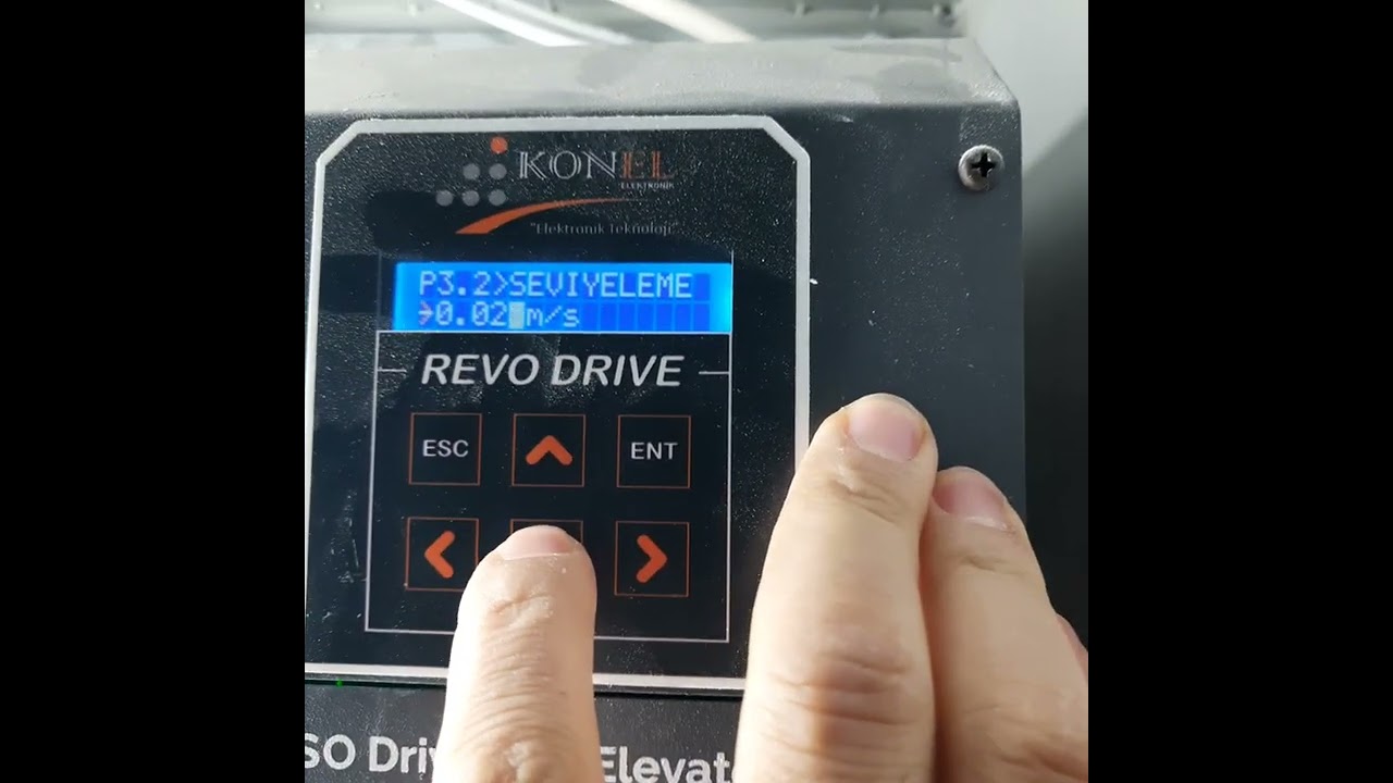 Konel revo lc kart kuyu kopyalamalı asansör'lerde kabinden kat ayarı