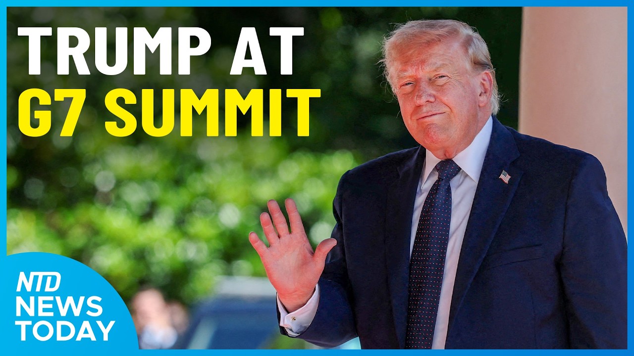 Trump Attends G7 Summit in France; Vance: Iran Deal Already Signed | NTD News Today June 15