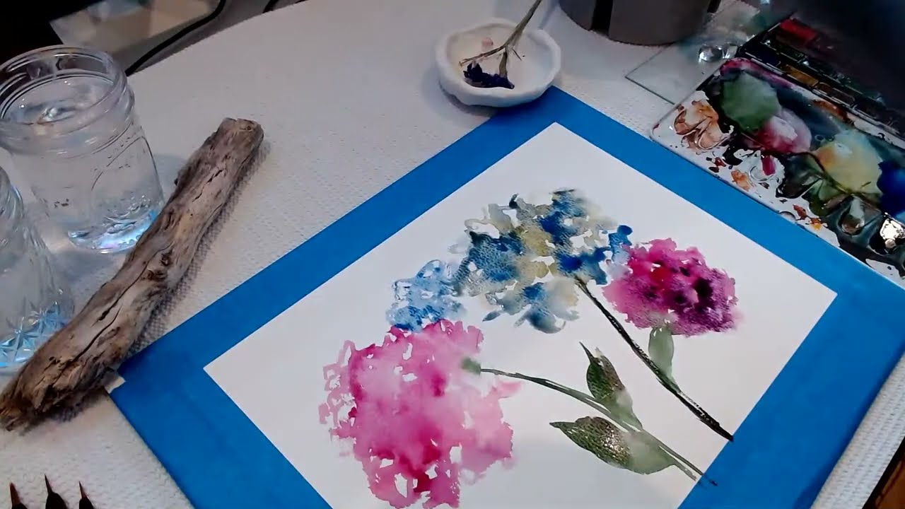 Распаковка кистей Fuumuui для акварельной живописи в прямом эфире.