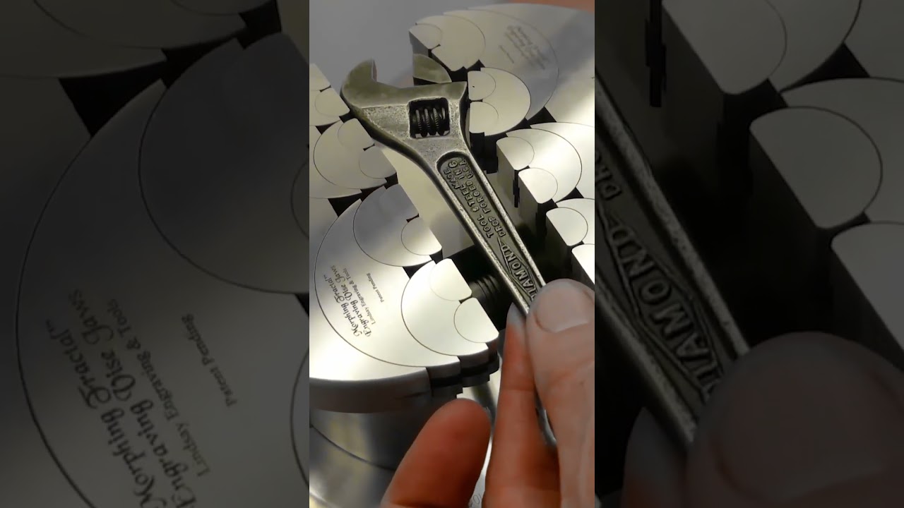 Morphing Fractal Engraving Vise Jaws