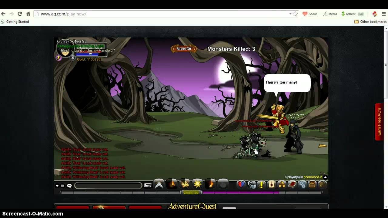AQW:how to get blinding light of destiny handle