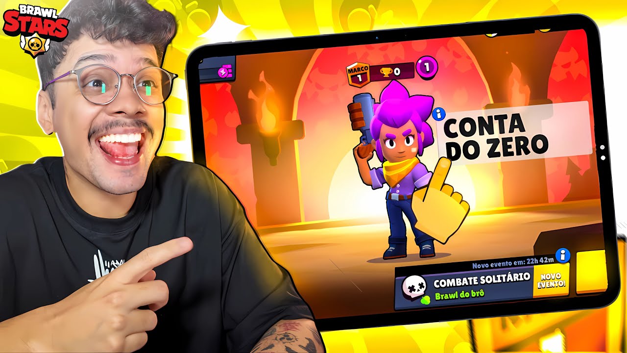CRIEI UMA CONTA DO ZERO no BRAWL STARS 😎😎 #1