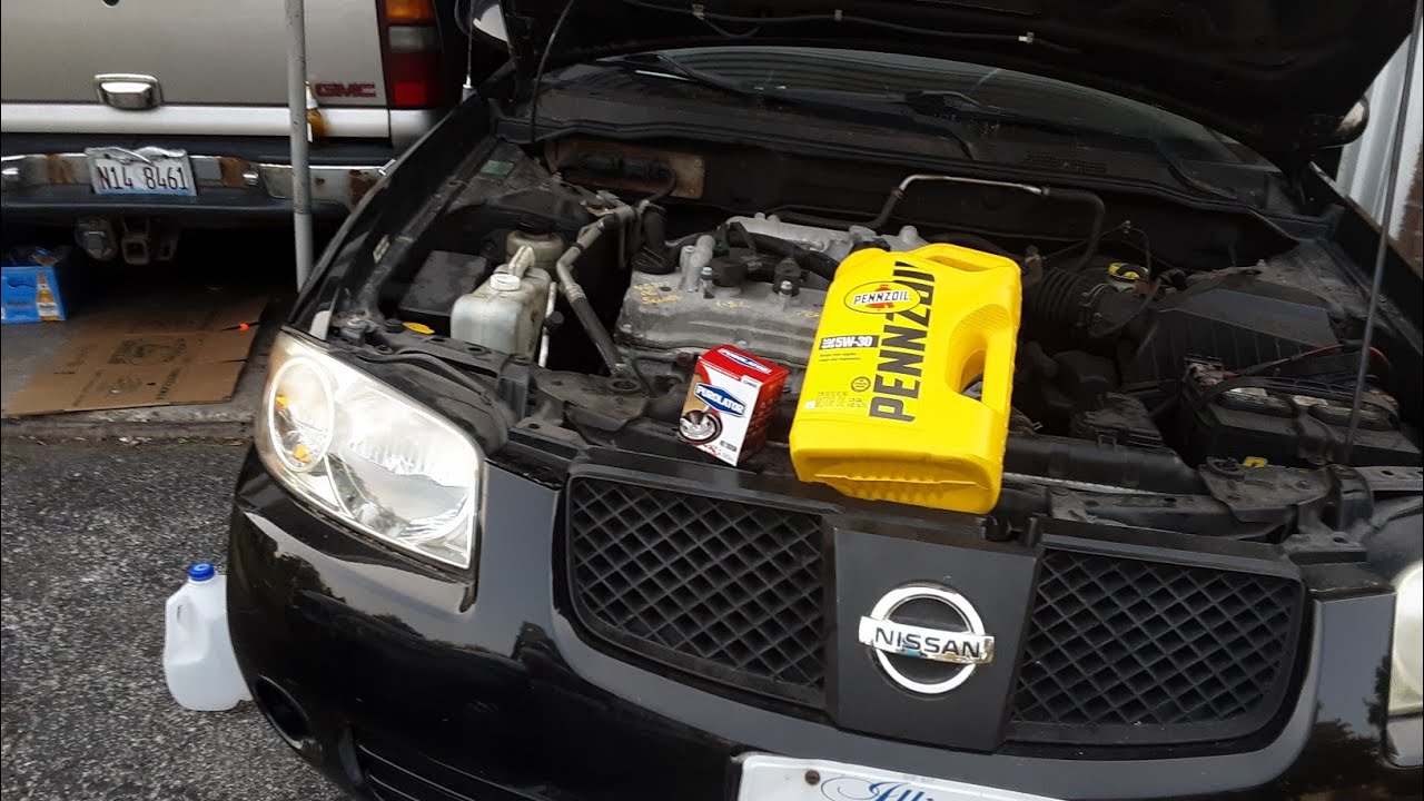 2000/06 Nissan sentra, un sencillo cambio de aceite