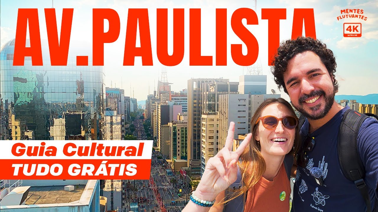 UM DIA A PÉ PELA AVENIDA PAULISTA | Guia Cultural Completo | São Paulo | Vlog Viagem 4K