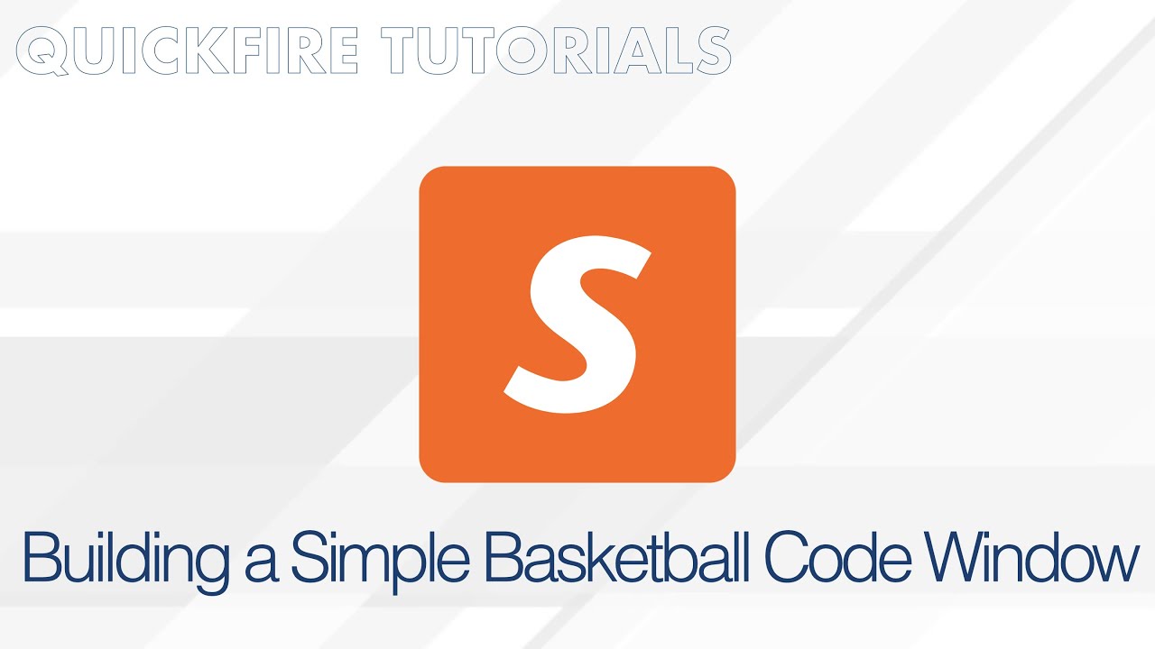 Sportscode Tutorial | Building a Simple Basketball Code Window