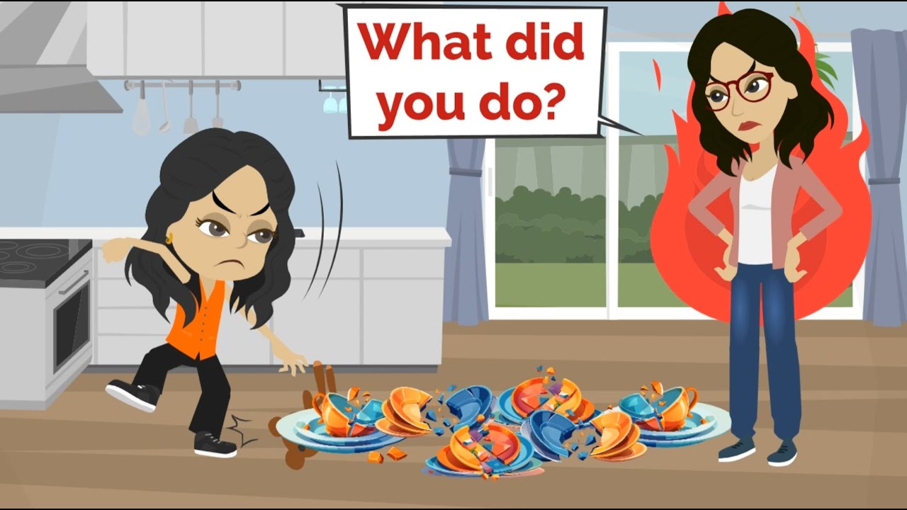 ANGRY Nora breaks everything... | Learn English With Nora