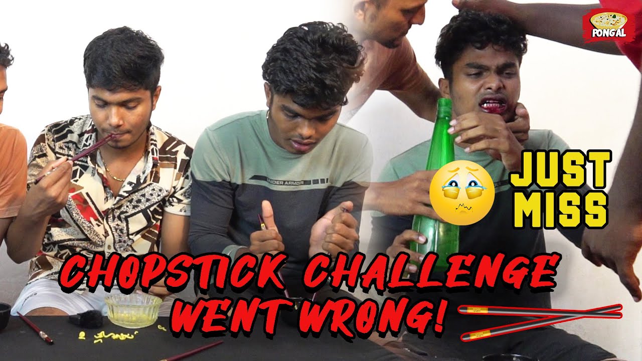 Just Miss!😨 | Chopstick Challenge Went Wrong✨😞 | 