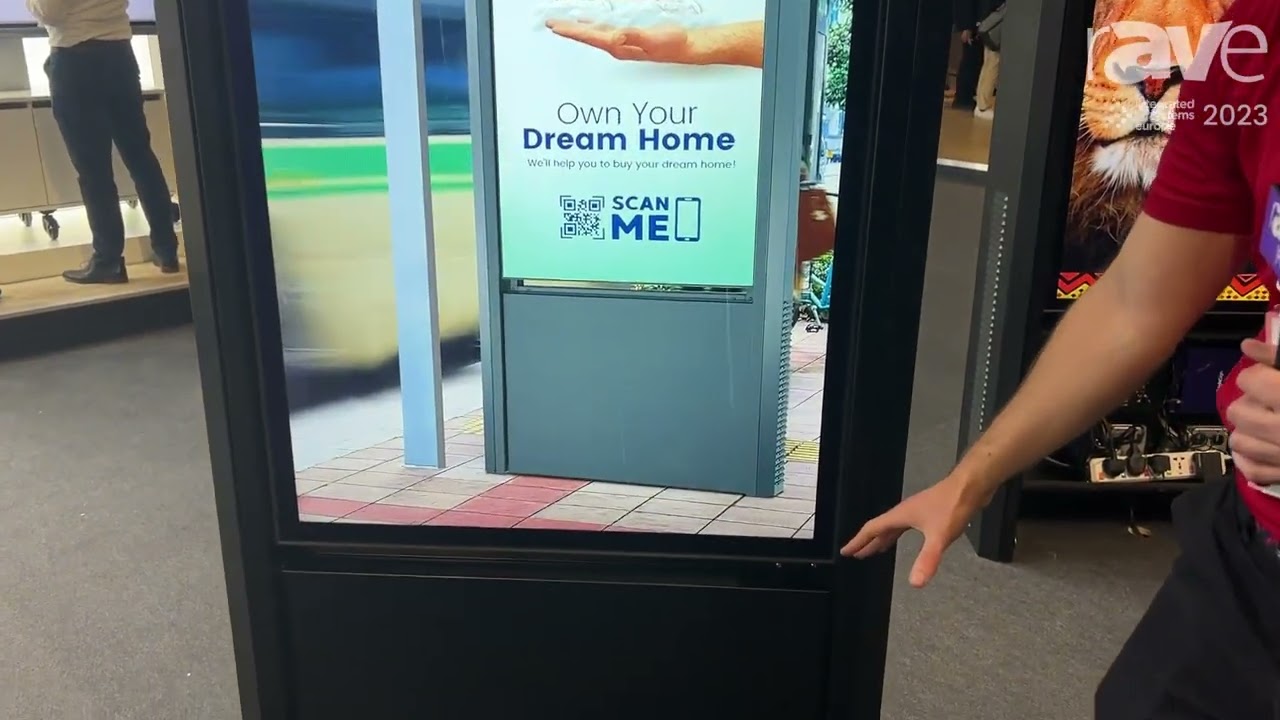 ISE 2023: Peerless-AV Breaks Down Smart City Kiosk Outdoor Display
