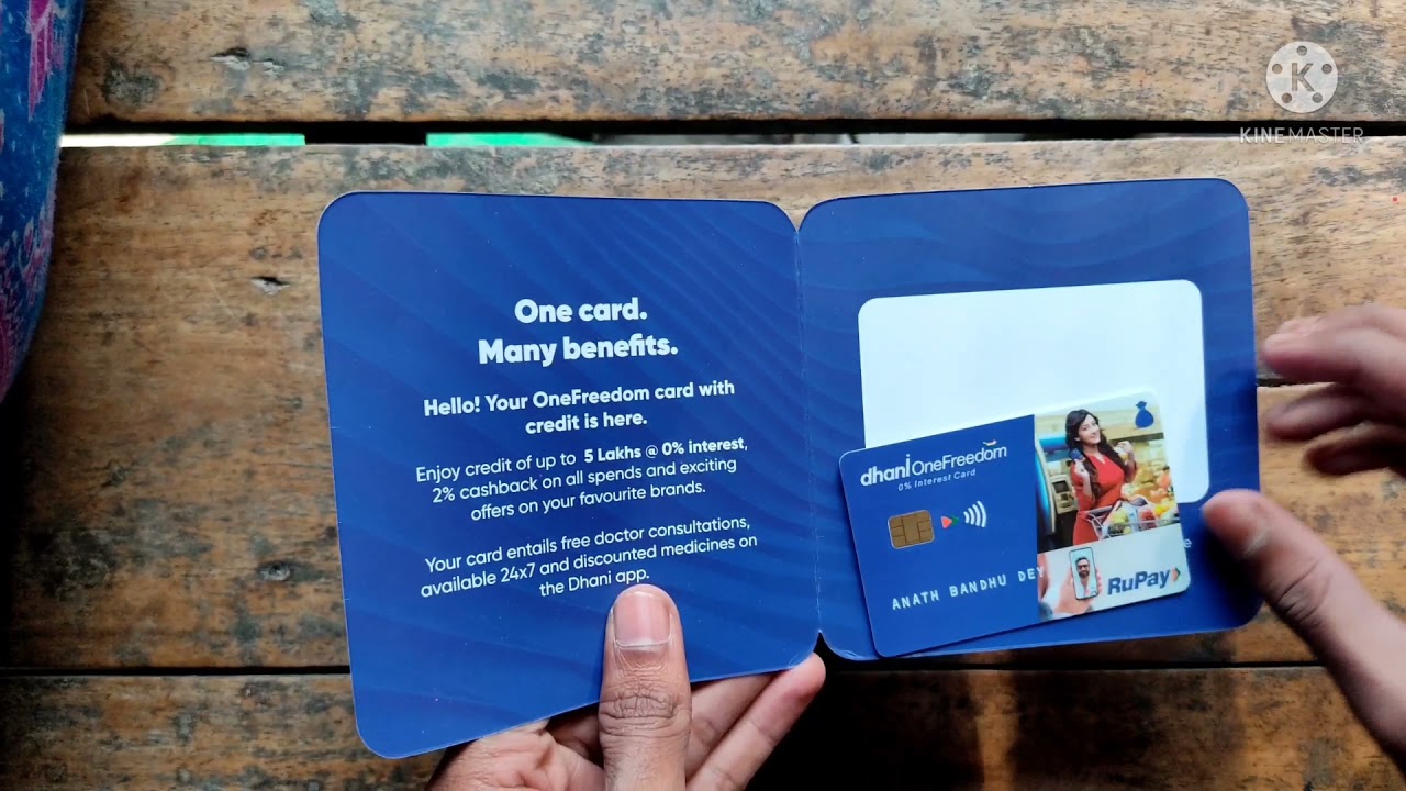 Unboxing Dhani One Freedom Card