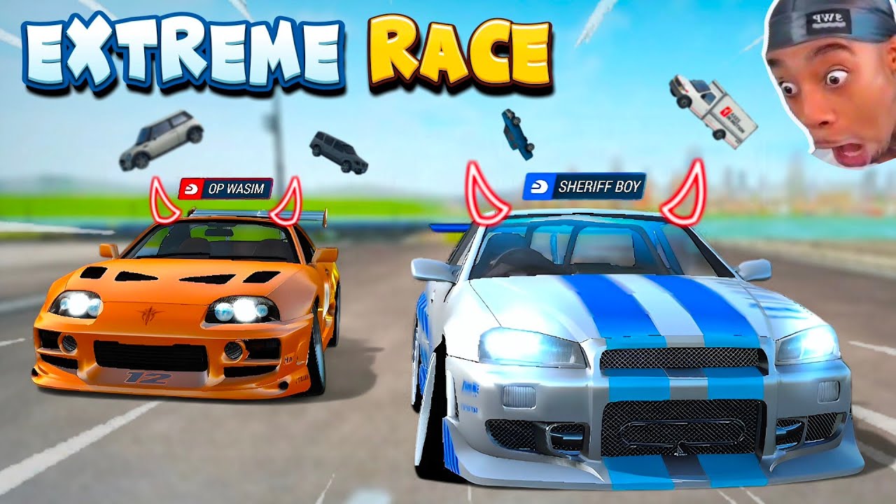 Supra MK4 VS Nissan GTR R34 😱| Extreme Battle 🚀| Extreme Car Driving Simulator 🔥| Ft.@opwasim01 