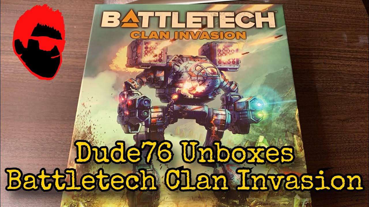 Dude76 Unboxes Battletech: Clan Invasion Box