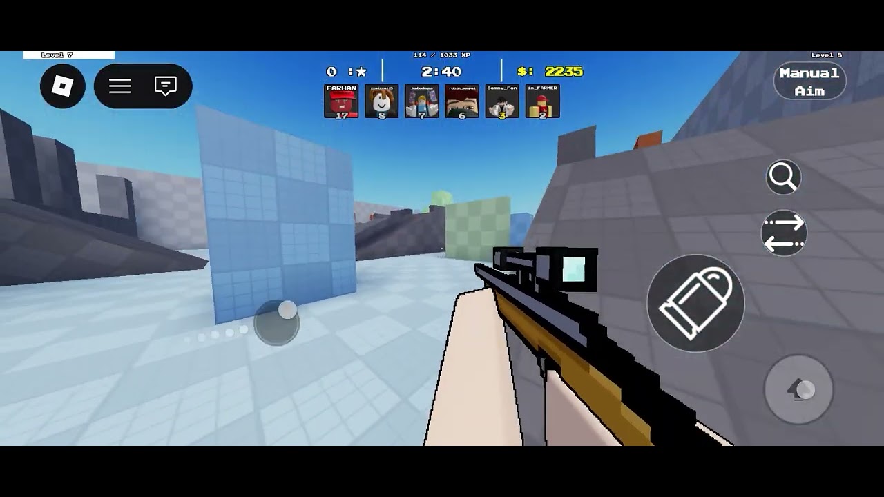 Playing FPS KLICK 