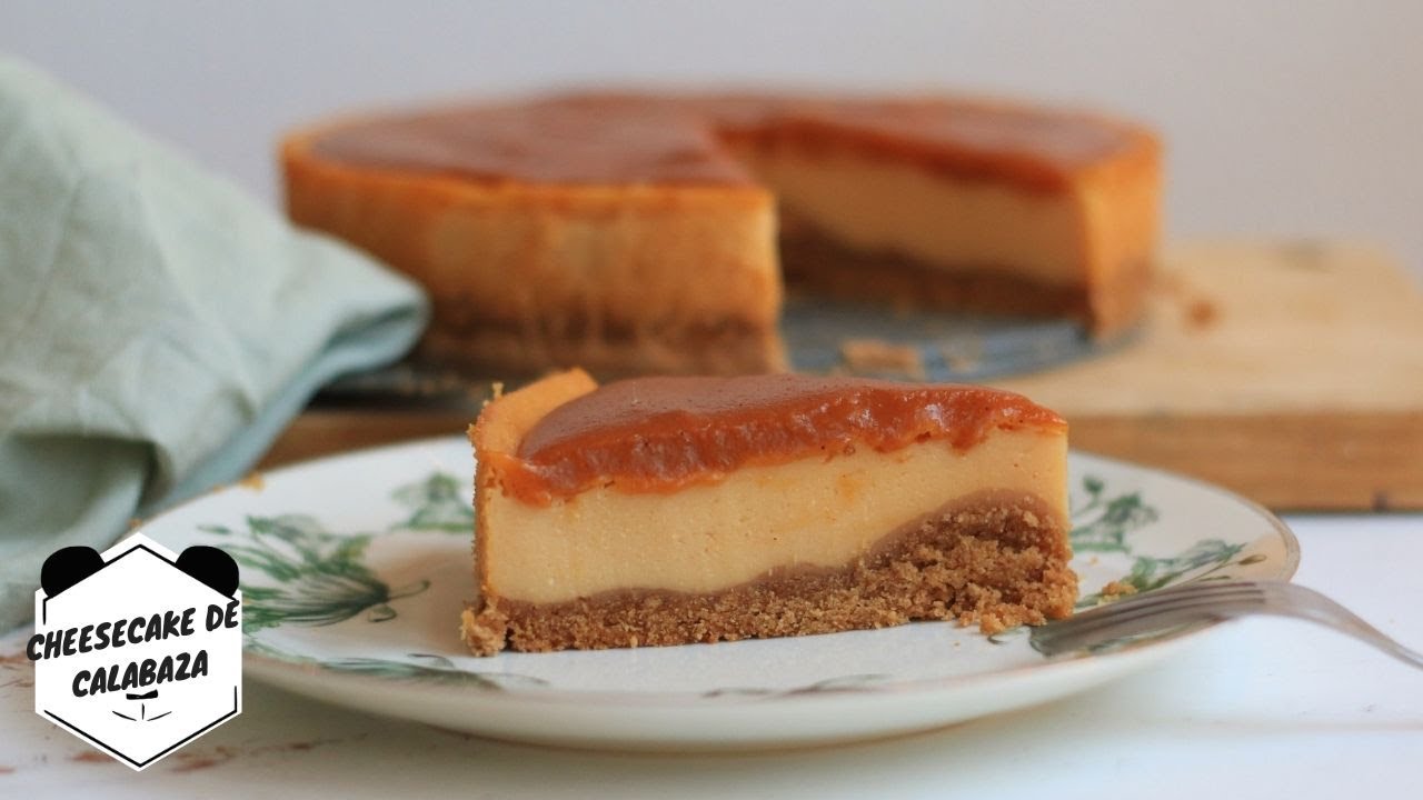 CHEESECAKE de CALABAZA (VEGAN) | Living Like A Panda