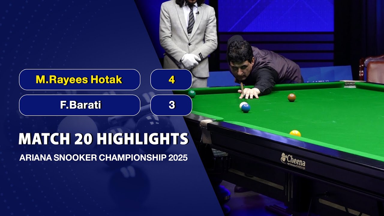 Mohammad Rais Hotak🆚Farid Barati - Match Highlights